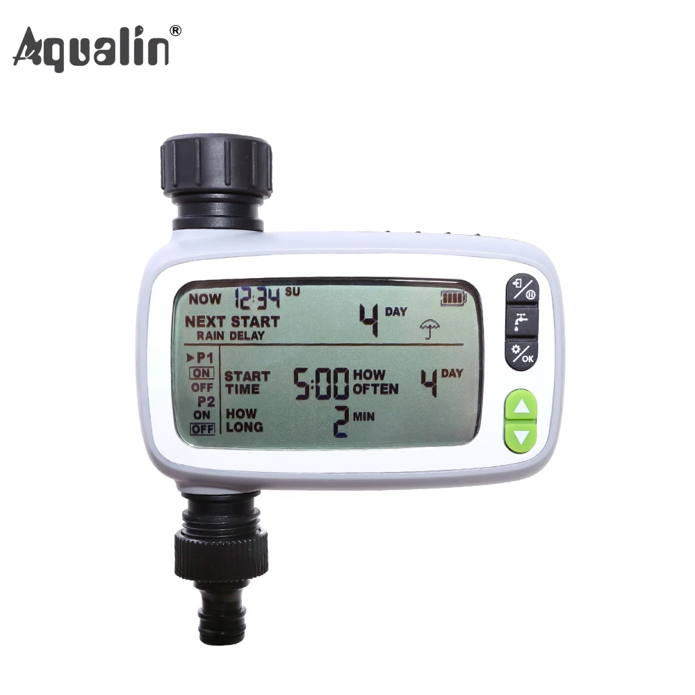 Digital water sprinkler timer with LCD screen